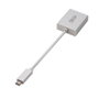 Nanocable Conversor USB-C a VGA Aluminio 10 cm Gris/Plata
